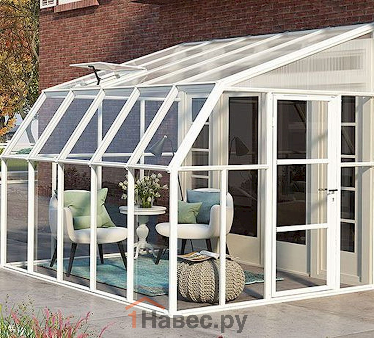 Навес из поликарбоната