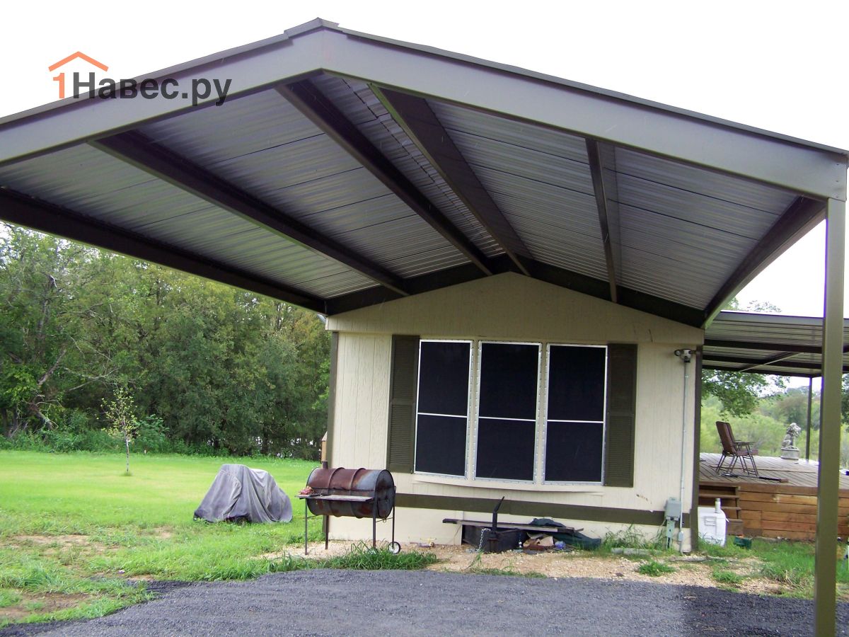 Навес из поликарбоната